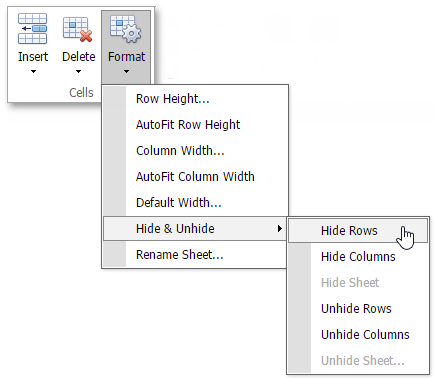 Ability to Hide/Unhide objects from the context menu. - Condo